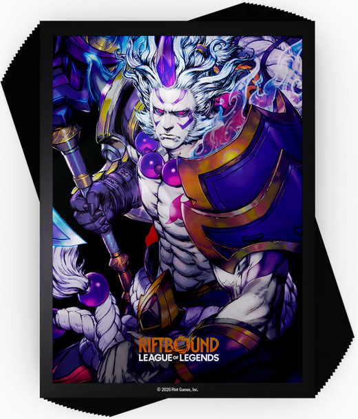 Card Sleeves: Riftbound- Spiritforged- 'Spirit Blossom Darius' Art (100 ct)