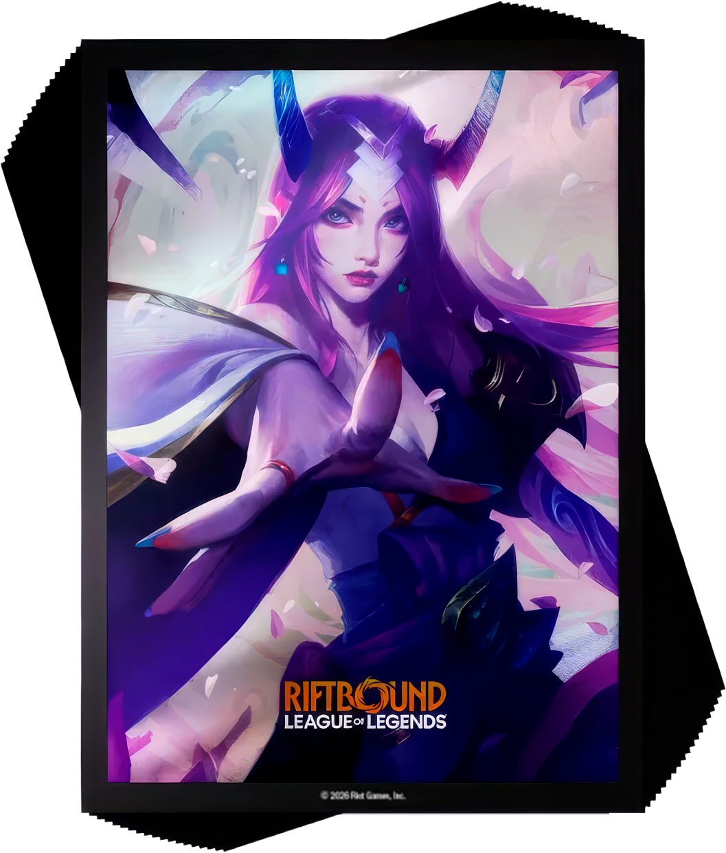 Card Sleeves: Riftbound- Spiritforged- 'Spirit Blossom Irelia' Art (100 ct)