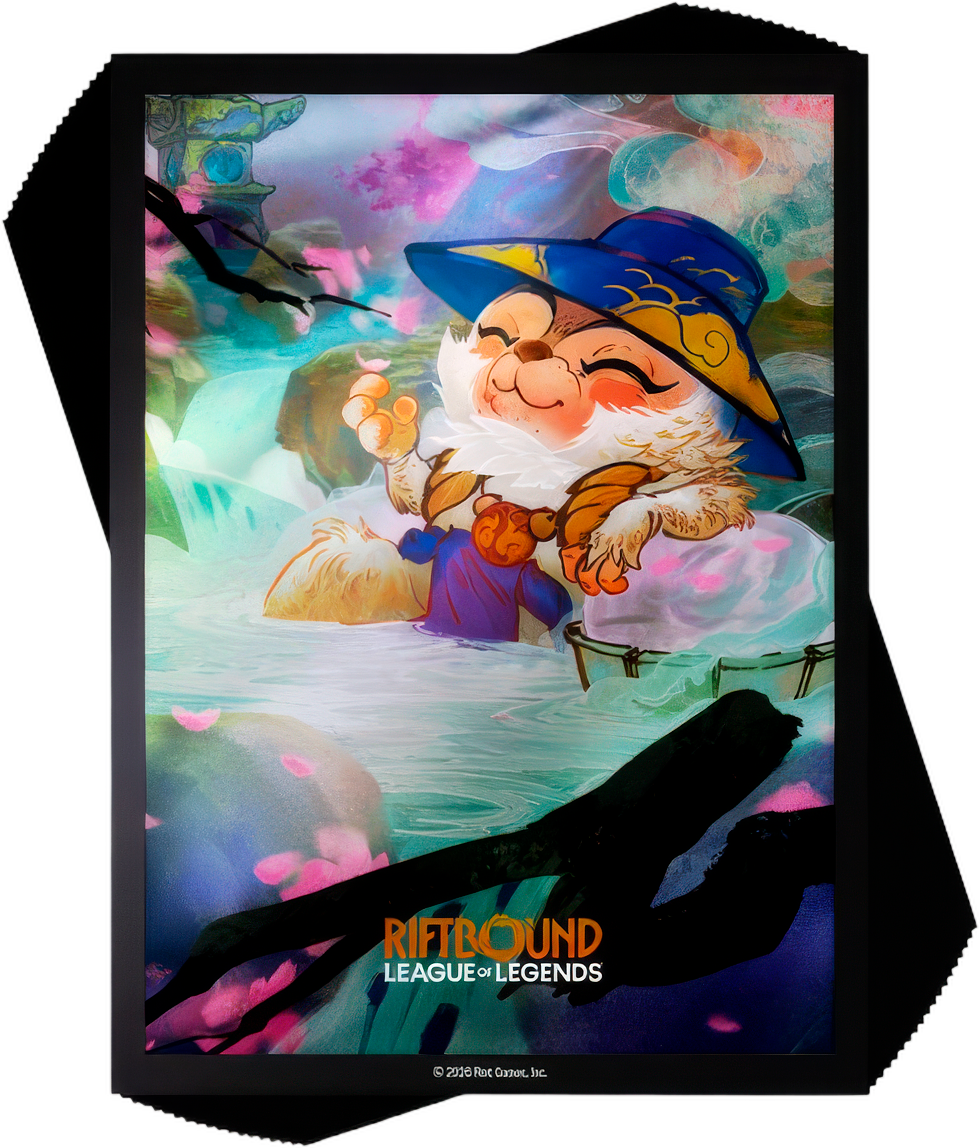 Card Sleeves: Riftbound- Spiritforged- 'Spirit Blossom Teemo' Art (100 ct)