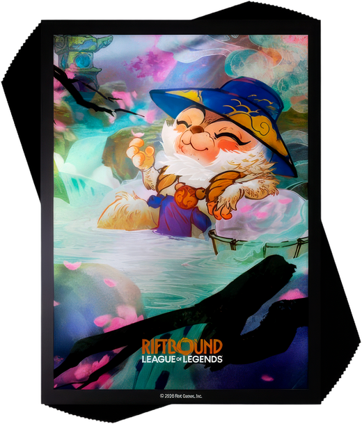 Card Sleeves: Riftbound- Spiritforged- 'Spirit Blossom Teemo' Art (100 ct)