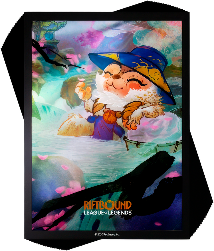 Card Sleeves: Riftbound- Spiritforged- 'Spirit Blossom Teemo' Art (100 ct)