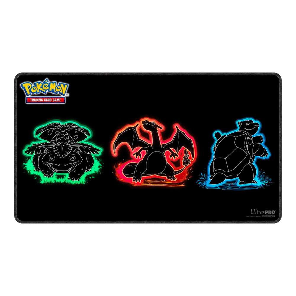 Playmat: Pokemon Foil- Neon Kanto