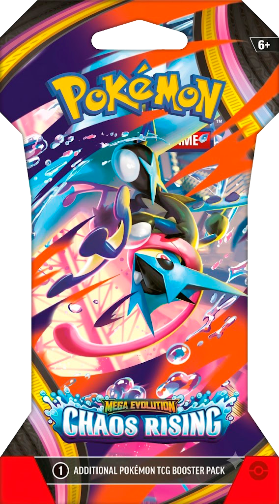 Pokemon TCG: Mega Evolution 04 Chaos Rising- Sleeved Booster Pack