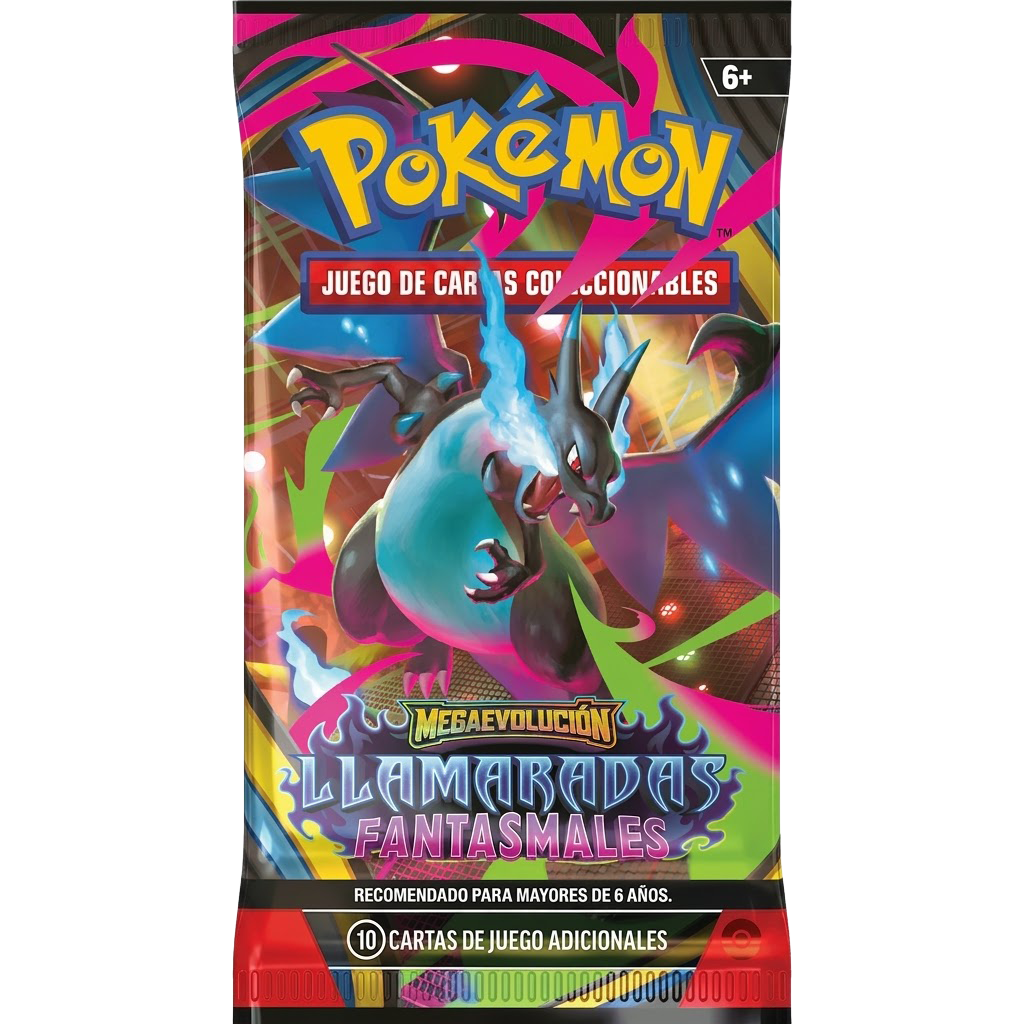 Pokemon TCG: Spanish Mega Evolution 02 Phantasmal Flames- Booster pack