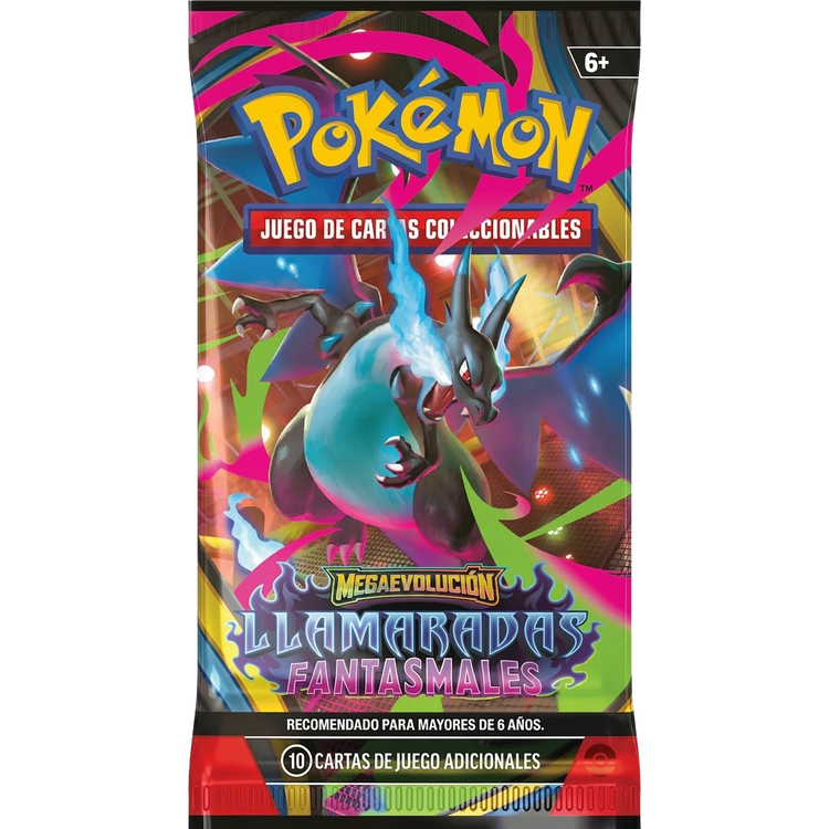 Pokemon TCG: Spanish Mega Evolution 02 Phantasmal Flames- Booster pack