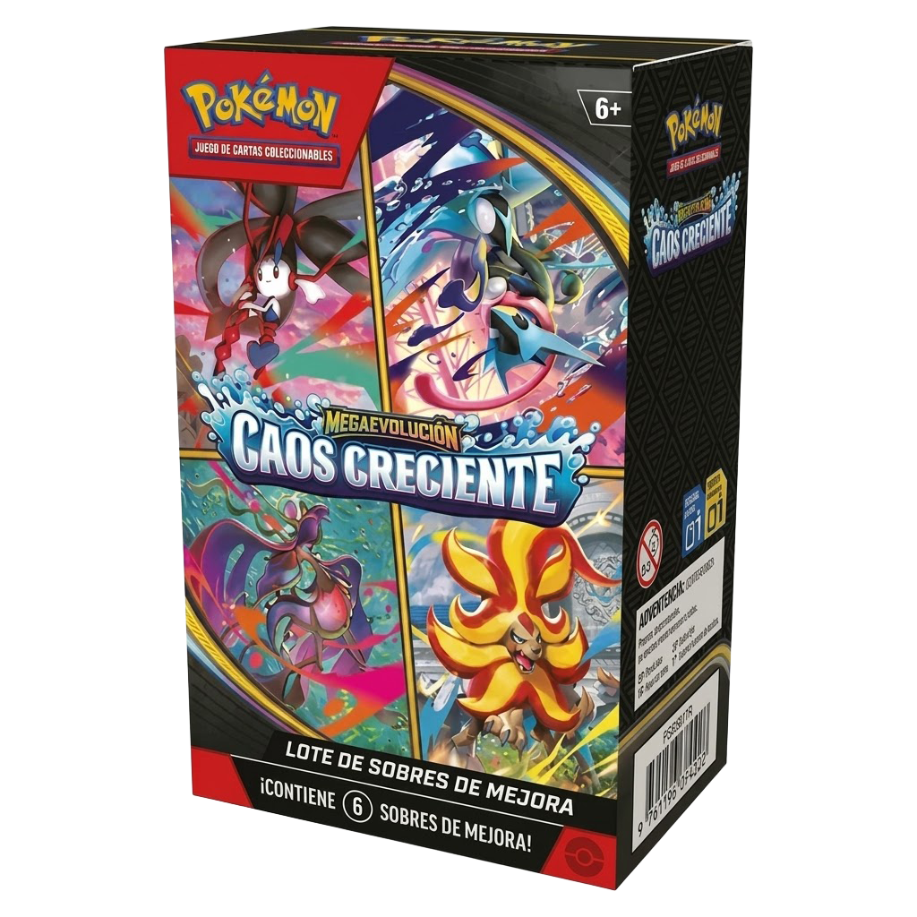 Pokemon TCG: Spanish Mega Evolution 04 Chaos Rising- Booster Bundle