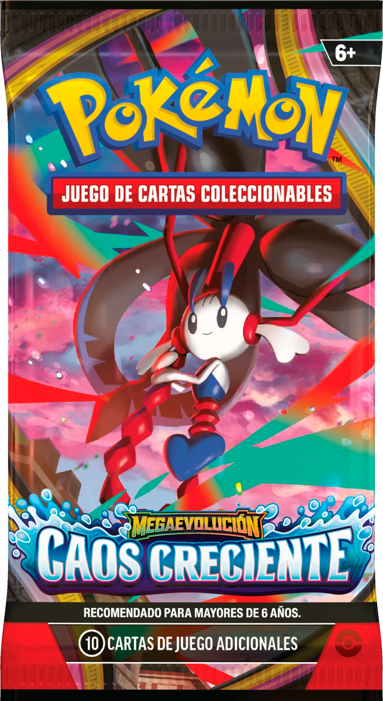 Pokemon TCG: Spanish Mega Evolution 04 Chaos Rising- Booster Pack