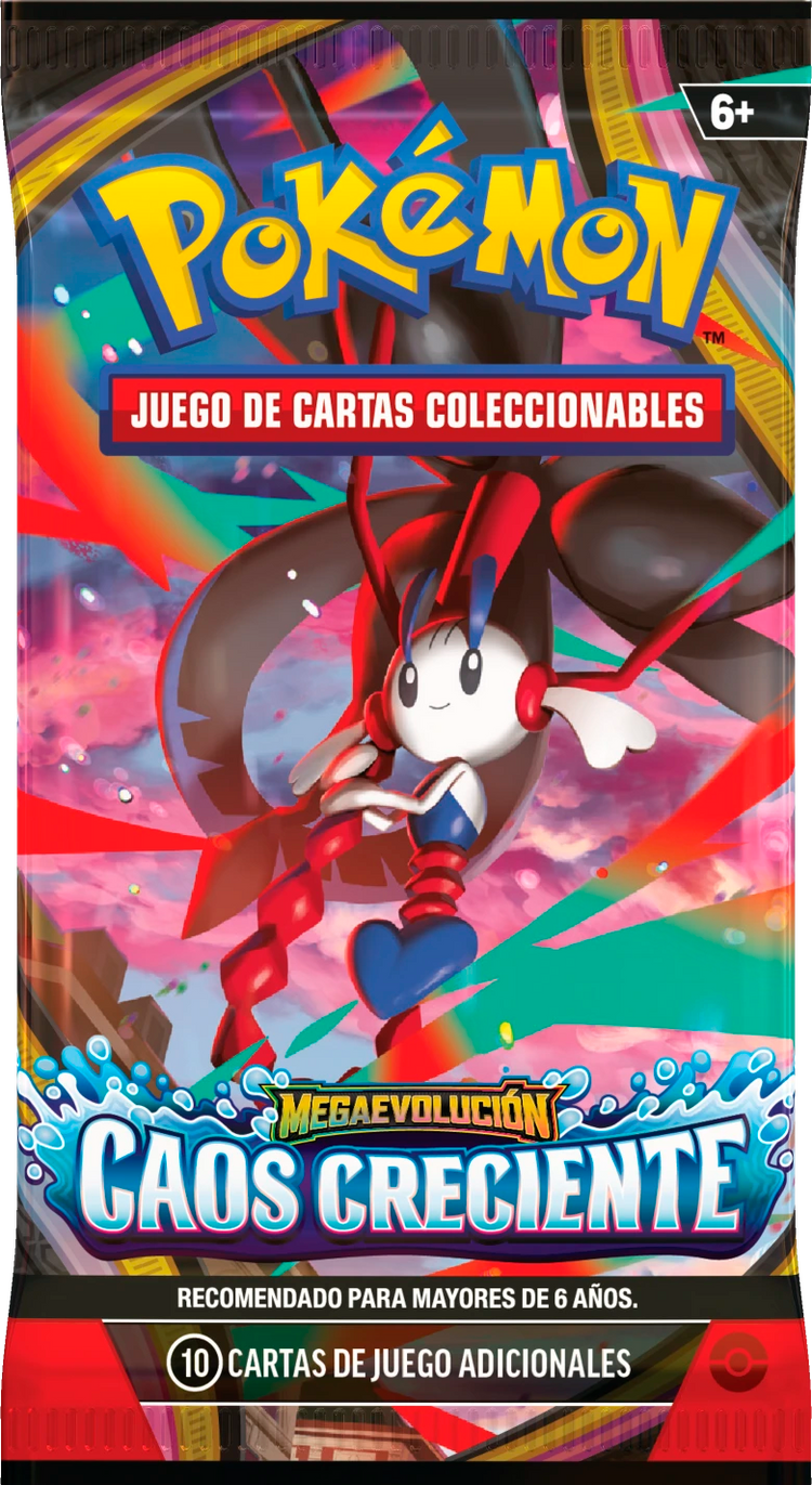 Pokemon TCG: Spanish Mega Evolution 04 Chaos Rising- Booster Pack