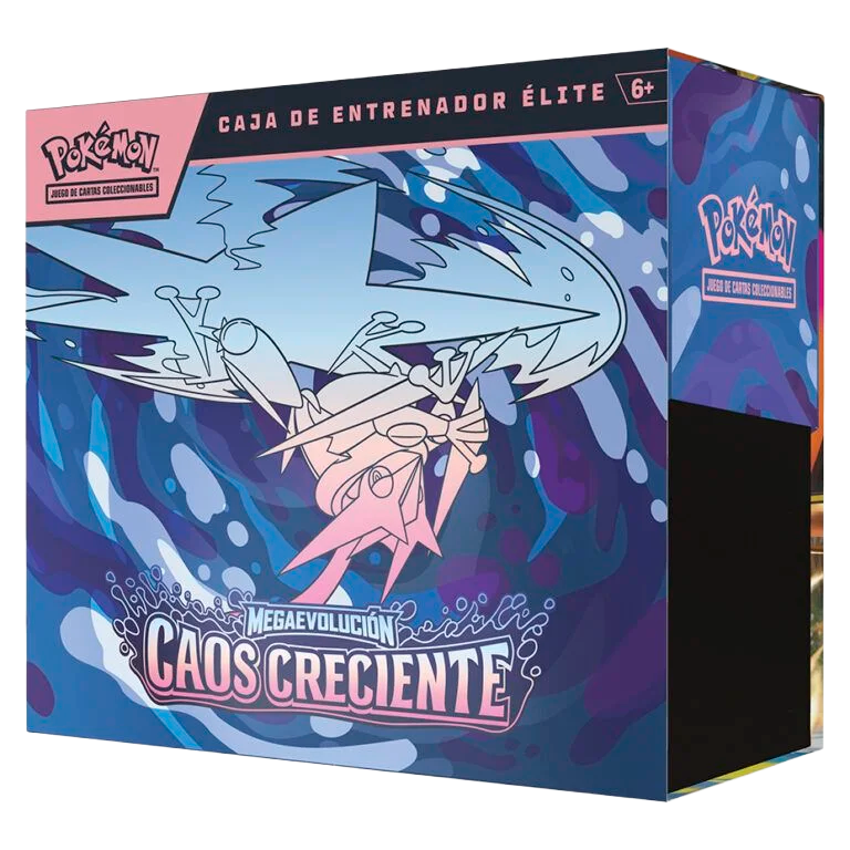 Pokemon TCG: Spanish  Mega Evolution 04 Chaos Rising- Elite Trainer Box