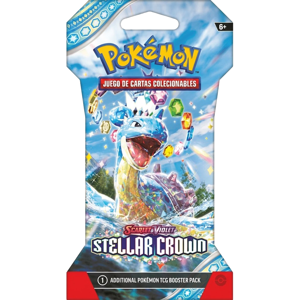 Pokemon TCG: Spanish Scarlet & Violet 07 Stellar Crown- Sleeved Booster